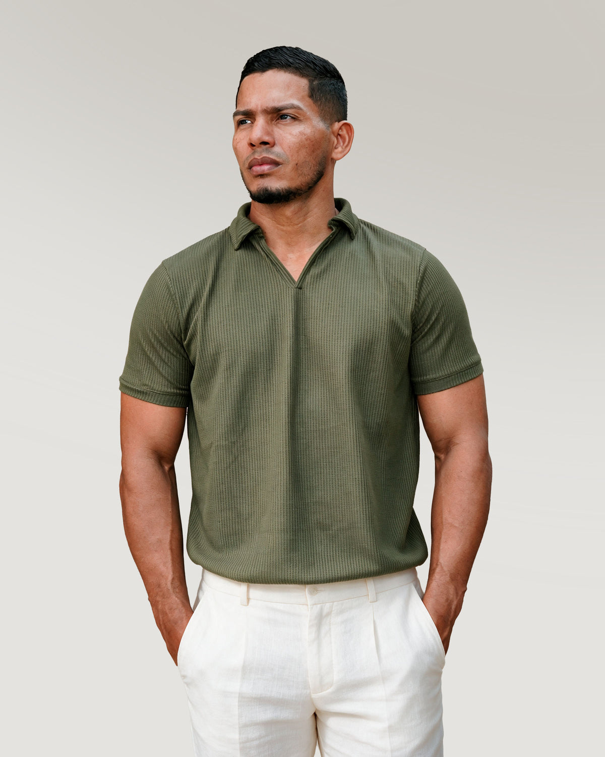 Polo Brano Alfa Verde Oliva